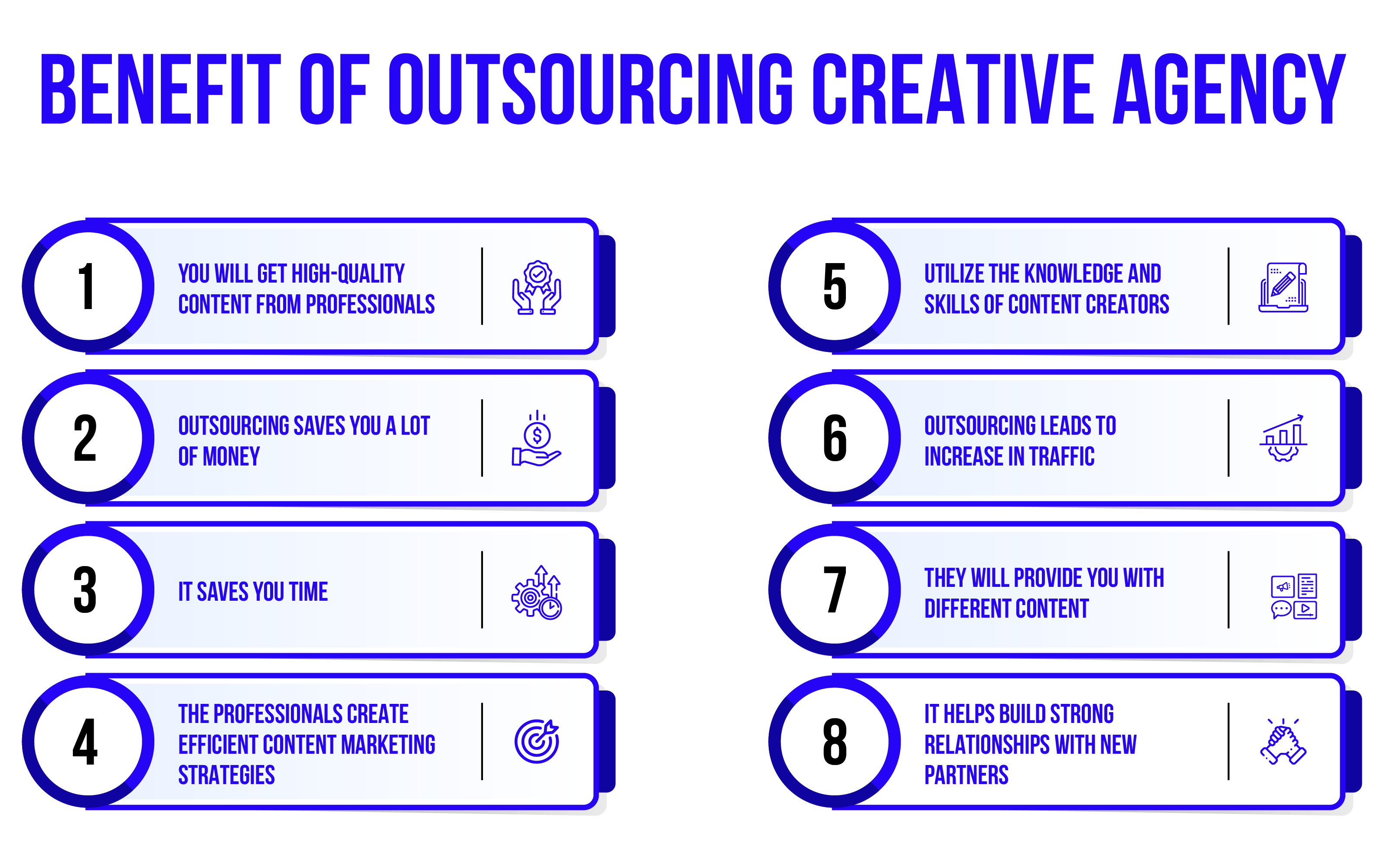 benefit of outsourcing creative agency